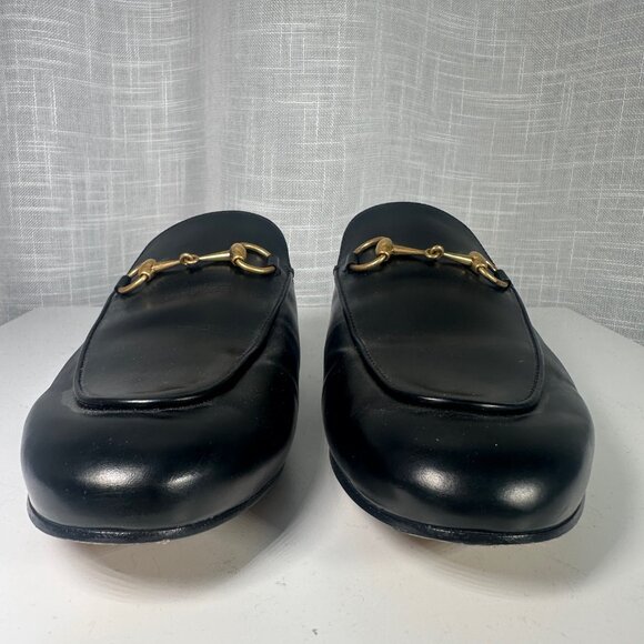 Gucci Princetown Leather Mules Slides in Nero 39 - Picture 10 of 16